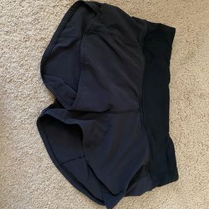 black speed up shorts